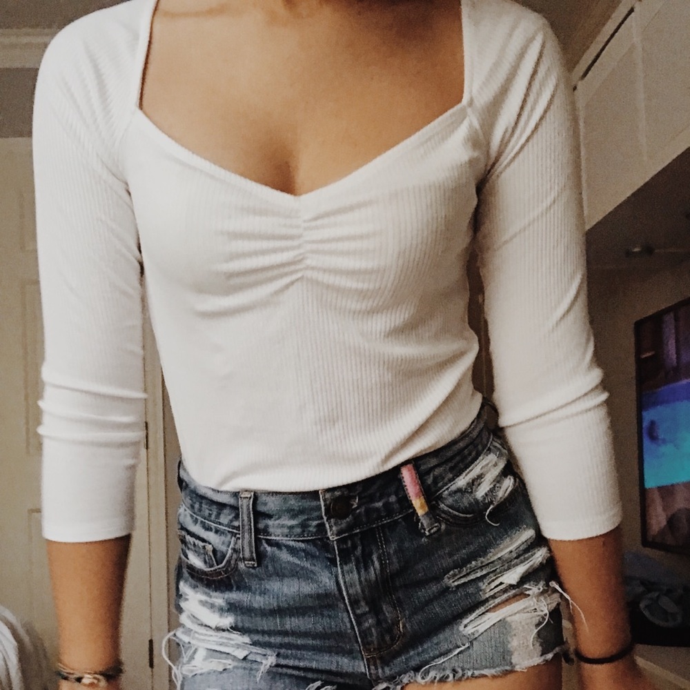 white top